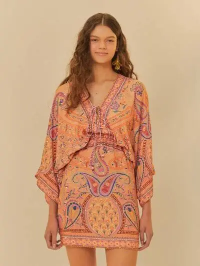 VESTIDO CURTO INVERNO MISTICO