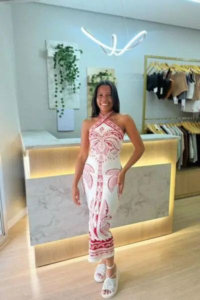VESTIDO MIDI COQUEIRO MAJESTOSO