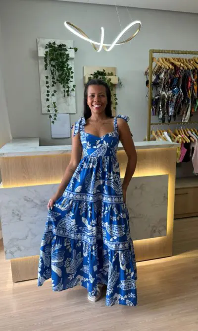 VESTIDO CROPPED BANANA DE RENDA