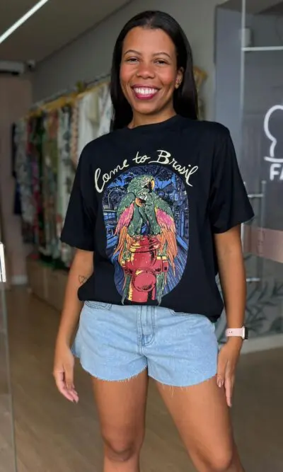 T-SHIRT MÉDIA FRIOZINHO BOM