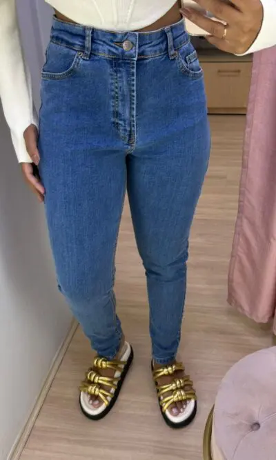CALÇA JEANS SKINNY