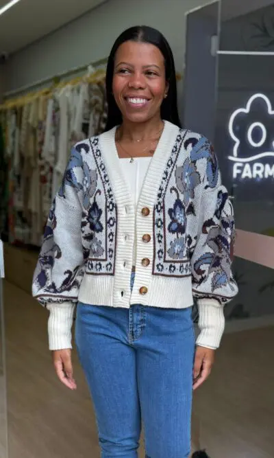 CARDIGAN CURTO TRICOT MARCELLE
