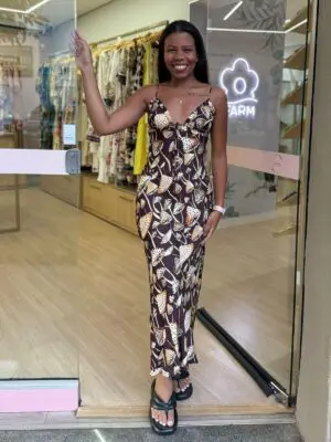 VESTIDO CROPPED COGUMELOS