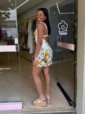 VESTIDO CURTO BOSQUE CHIC - Imagem 3
