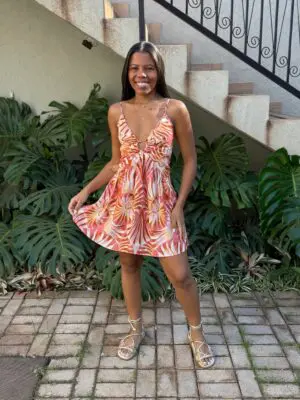 VESTIDO CURTO MAR DE CONCHA
