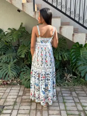VESTIDO LONGO JARDIM BELEZA - Imagem 2