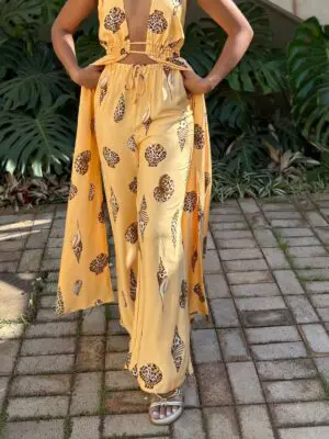 CALÇA CONCHA PINTADA