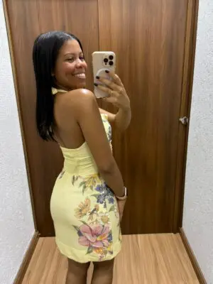 VESTIDO CURTO SEM MANGA MAIRA LENÇO - Imagem 2