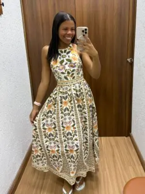 VESTIDO LONGO SEM MANGA MARCELLE