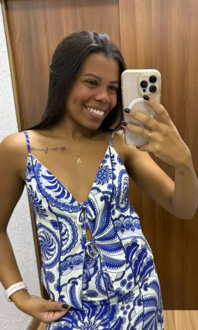 BLUSA AMARRAÇÃO DELICADEZA DE BANANA