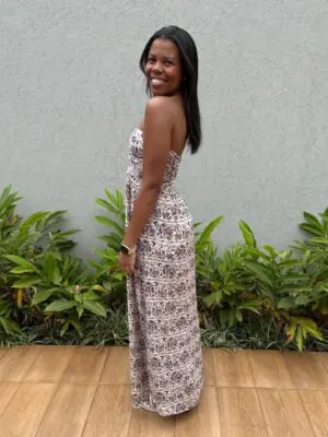 VESTIDO MIDI FRANZIDO BLOOM MARIA FILÓ - Imagem 2
