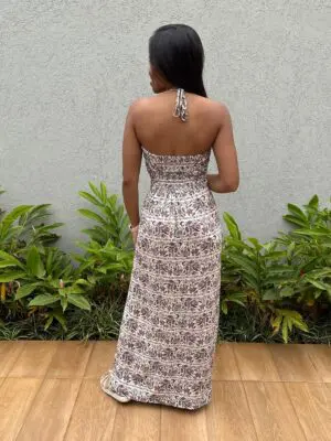 VESTIDO MIDI FRANZIDO BLOOM MARIA FILÓ - Imagem 3
