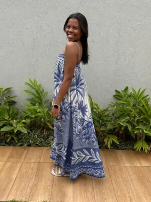VESTIDO LONGO AFETO TROPICAL - Imagem 3