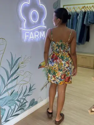 VESTIDO CURTO CAMPONESA - Imagem 3
