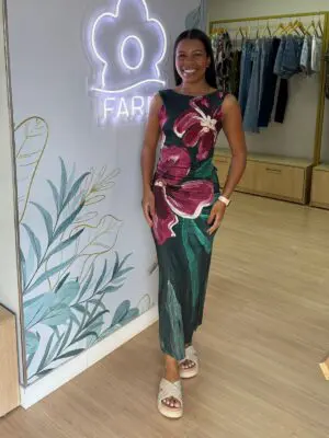 VESTIDO MIDI LINEIA