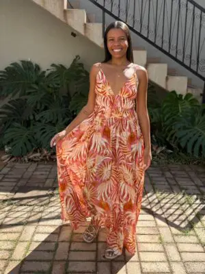 VESTIDO LONGO ALÇA MAR DE CONCHA