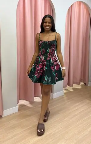 VESTIDO CURTO LINEIA