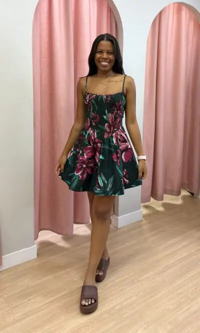 VESTIDO CURTO LINEIA