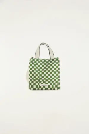 BOLSA FARM MIMO QUADRICULADO SONHO FARM ETC – VERÃO 26