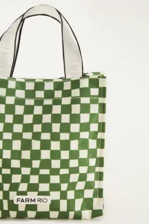 BOLSA FARM MIMO QUADRICULADO SONHO FARM ETC – VERÃO 26 - Imagem 3