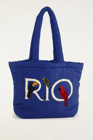 BOLSA SOLZÃO RIO AZUL MYKONO FARM ETC – VERÃO 26