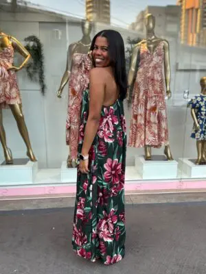 VESTIDO LONGO OMBRO SÓ LINEIA - Imagem 3