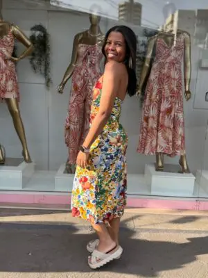 VESTIDO MIDI CAMPONESA - Imagem 2