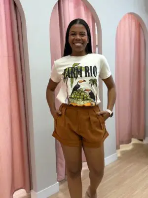 SHORT ALFAIATARIA BOLSO