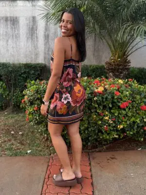 VESTIDO CURTO FLORAL CLEO - Imagem 2