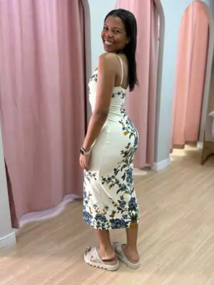 VESTIDO MIDI FLORAL PENELOPE - Imagem 2