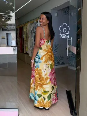 VESTIDO CROPPED FLORAL REBECA - Imagem 2