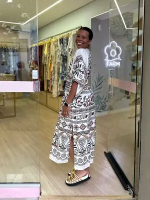 VESTIDO LONGO MANGA ADRIELE - Imagem 3