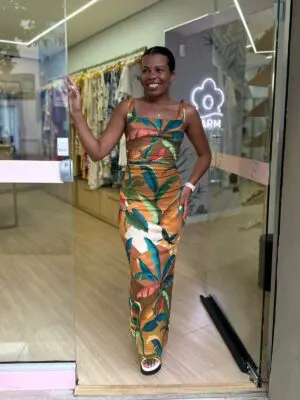 VESTIDO ALÇA TORCIDA MATA ATLÂNTICA