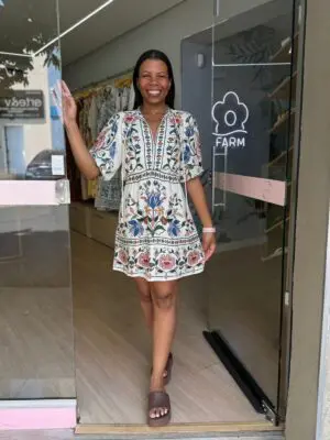 VESTIDO CURTO JARDIM BELEZA - Imagem 2