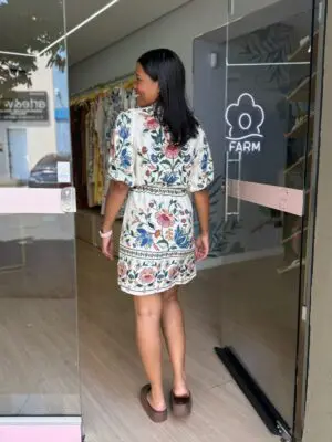 VESTIDO CURTO JARDIM BELEZA - Imagem 3