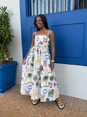 VESTIDO CROPPED TROPICAL VINTAGE - Imagem 2