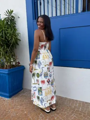 VESTIDO CROPPED TROPICAL VINTAGE - Imagem 3