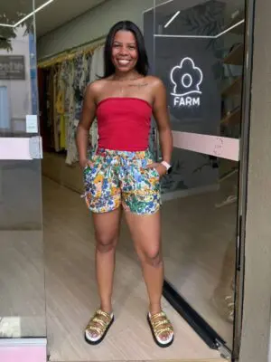 SHORT CAMPONESA