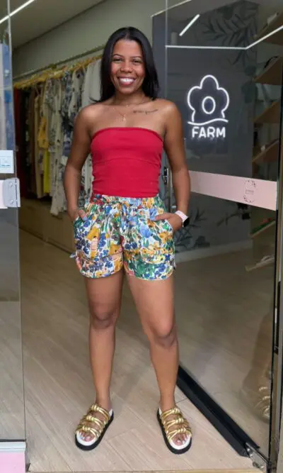 SHORT CAMPONESA