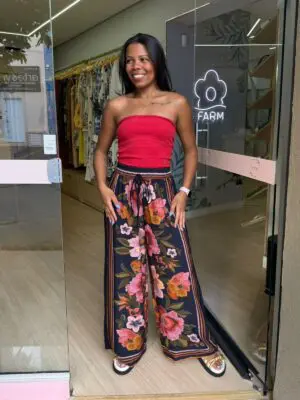 CALÇA FLORAL CLEO - Imagem 2