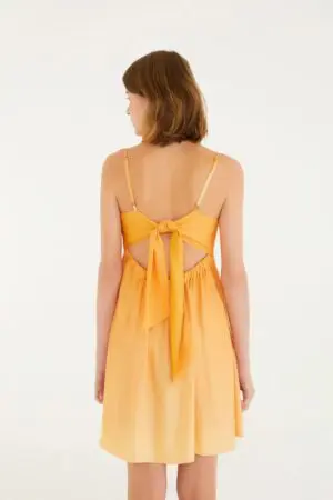 VESTIDO CURTO ITACARÉ COQUEIRO LARANJA - Imagem 2