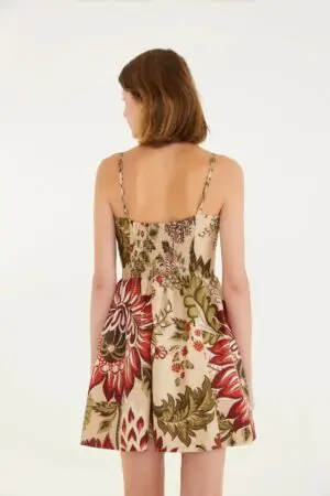 VESTIDO CURTO FLORAL LIGIA - Imagem 2