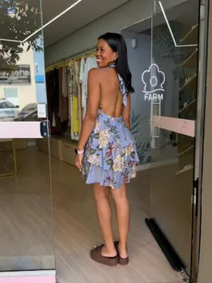 VESTIDO CURTO FLORAL BEATRIZ - Imagem 2