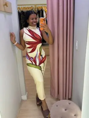 VESTIDO MIDI MAXI ESTRELICIA
