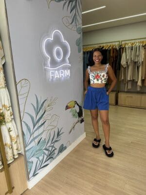 SHORT ALFAIATARIA PREGAS AZUL