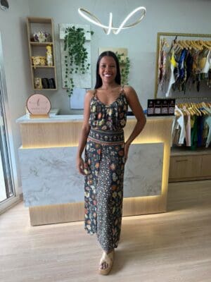 BLUSA ALÇA VALENTINE FLORAL