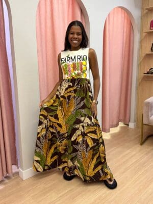 VESTIDO CROPPED FARM RIO FEIRA