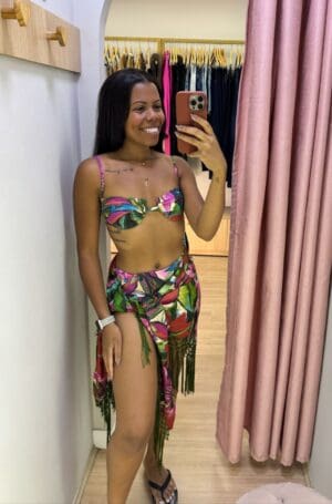 BIQUINI MEIA TAÇA JARDIM DE SONHO