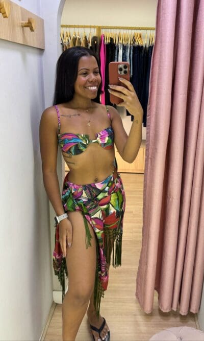 BIQUINI MEIA TAÇA JARDIM DE SONHO