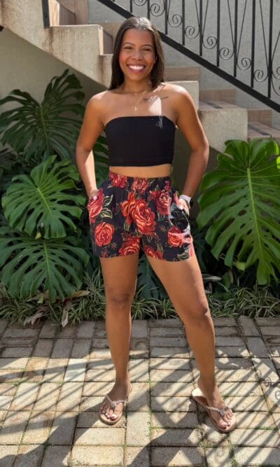 SHORT SAMBA CANÇÃO ROSÁLIA